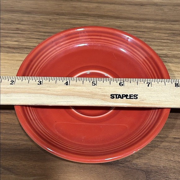 Fiesta Tea Cup and Saucer Set - Burnt Orange - Picture 8 of 8